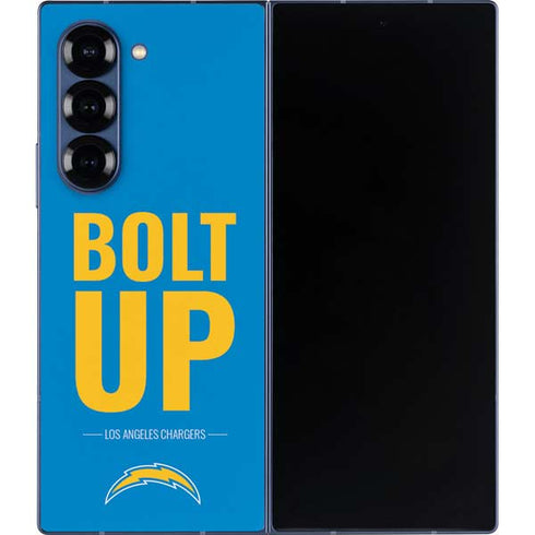 NFL Los Angeles Chargers Team Motto Galaxy Z Fold6 Skin