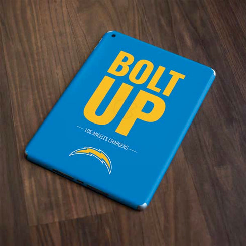 NFL Los Angeles Chargers Team Motto Apple iPad Skin