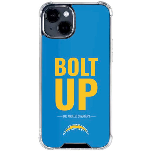 NFL Los Angeles Chargers Team Motto iPhone 15 Clear Case