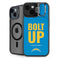 NFL Los Angeles Chargers Team Motto iPhone 15 Kickstand Case