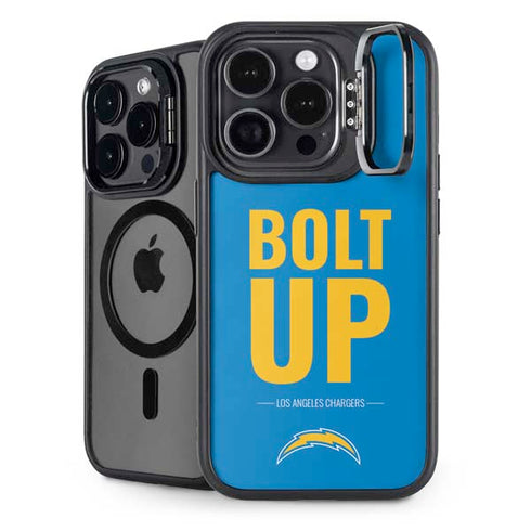 NFL Los Angeles Chargers Team Motto iPhone 15 Pro Max Kickstand Case