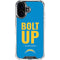 NFL Los Angeles Chargers Team Motto iPhone 16 Clear Case