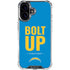 NFL Los Angeles Chargers Team Motto iPhone 16 Clear Case