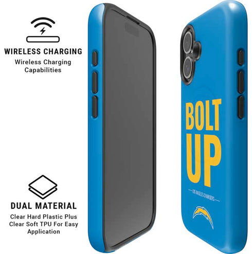 NFL Los Angeles Chargers Team Motto iPhone 16 Magsafe Impact Case