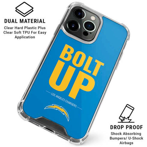 NFL Los Angeles Chargers Team Motto iPhone 16 Pro Max Clear Case