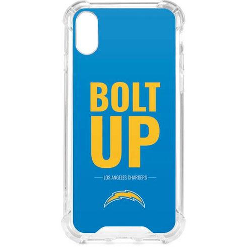 NFL Los Angeles Chargers Team Motto iPhone XS Clear Case