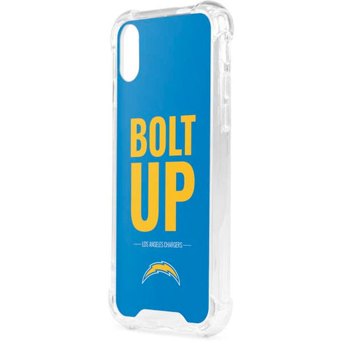 NFL Los Angeles Chargers Team Motto iPhone XS Clear Case
