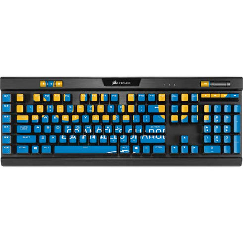 NFL Los Angeles Chargers Team Motto K95 RGB PLATINUM Mechanical Gaming Keyboard Skin