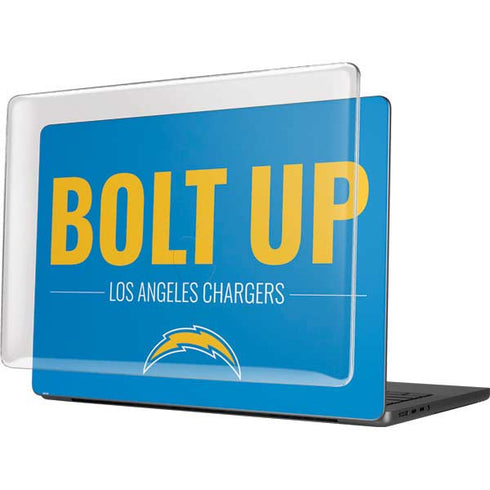 NFL Los Angeles Chargers Team Motto MacBook Pro 14in (2021-24) Case plus Skin