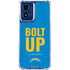 NFL Los Angeles Chargers Team Motto Moto G 5G (2024) Clear Case