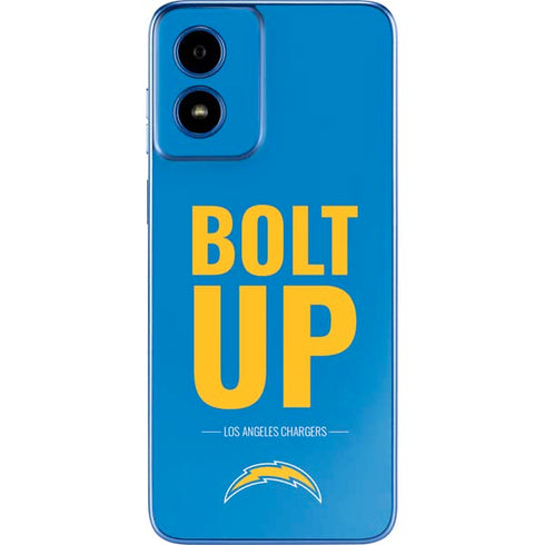 NFL Los Angeles Chargers Team Motto Moto G Play 4G (2024) Skin