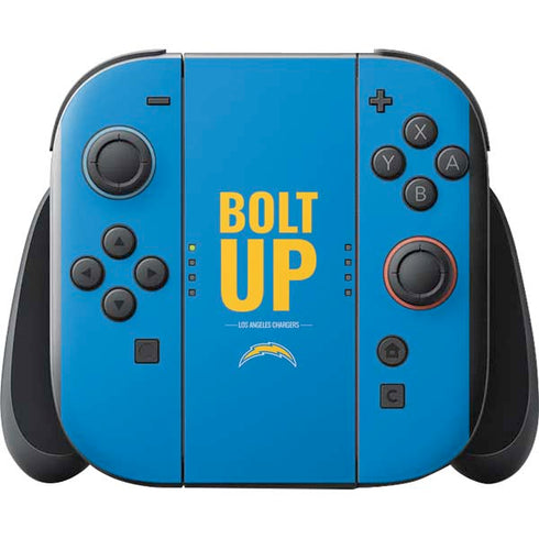 NFL Los Angeles Chargers Team Motto Nintendo Switch 2 (2025) with Joy-Con Skin