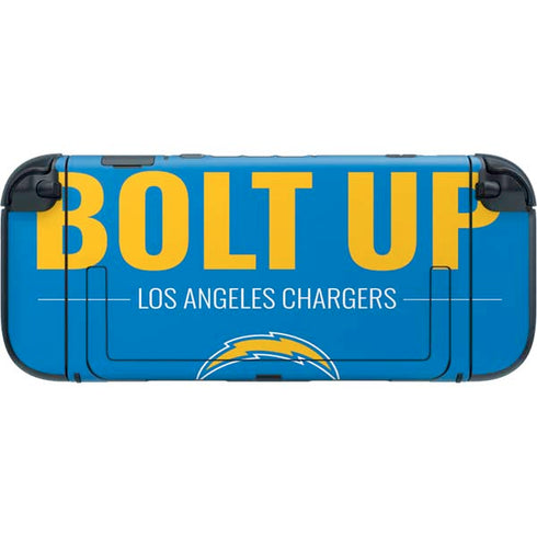 NFL Los Angeles Chargers Team Motto Nintendo Switch 2 (2025) with Joy-Con Skin