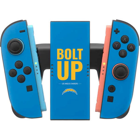 NFL Los Angeles Chargers Team Motto Nintendo Switch 2 (2025) Joy-Con Controller Skin