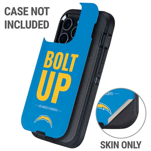 NFL Los Angeles Chargers Team Motto Otterbox Defender iPhone Skin