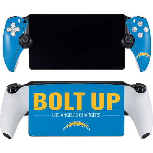NFL Los Angeles Chargers Team Motto PlayStation Portal Remote Player Skin
