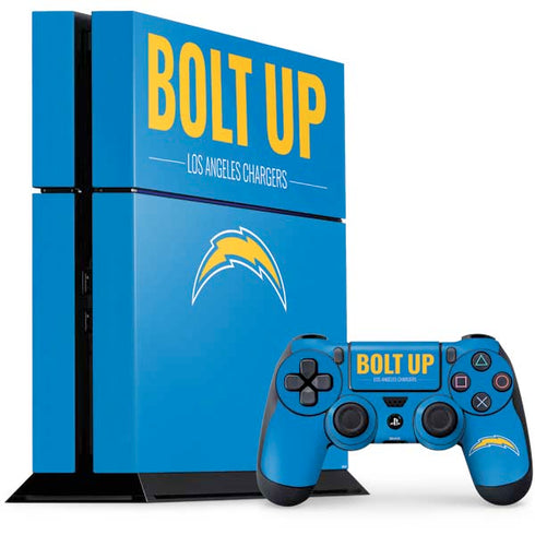 NFL Los Angeles Chargers Team Motto PlayStation PS4 Skins