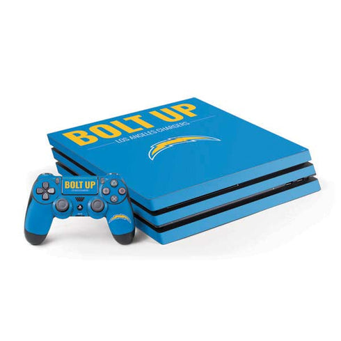 NFL Los Angeles Chargers Team Motto PlayStation PS4 Skins