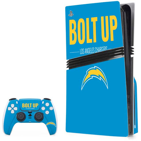 NFL Los Angeles Chargers Team Motto PlayStation PS5 Skins