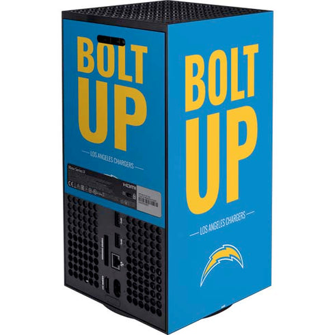 NFL Los Angeles Chargers Team Motto XBox Series X Digital Edition Bundle Skin