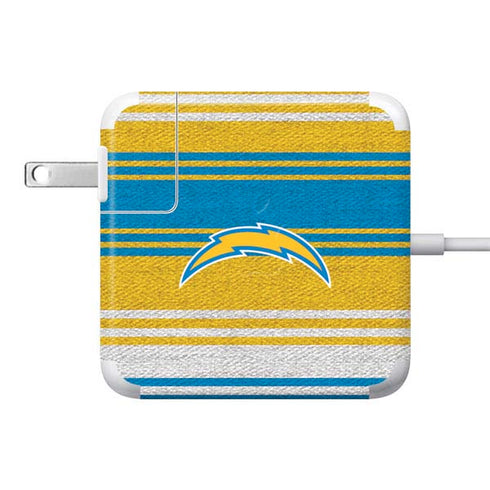 NFL Los Angeles Chargers Trailblazer 85W Power Adapter (15 and 17 inch MacBook Pro Charger) Skin