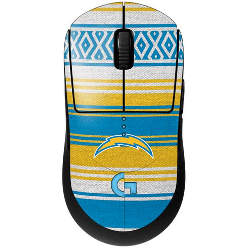 NFL Los Angeles Chargers Trailblazer G Pro Wireless Gaming Mouse Skin