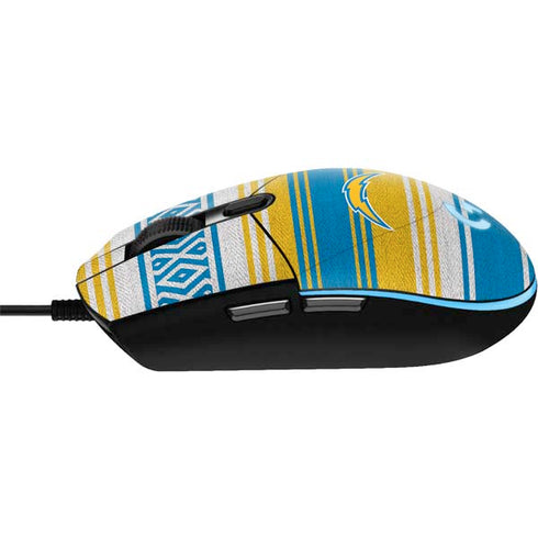 NFL Los Angeles Chargers Trailblazer G203 Prodigy RGB Wired Gaming Mouse Skin