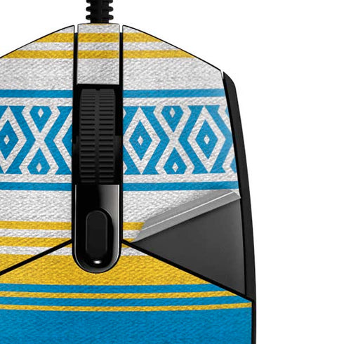 NFL Los Angeles Chargers Trailblazer G203 Prodigy RGB Wired Gaming Mouse Skin