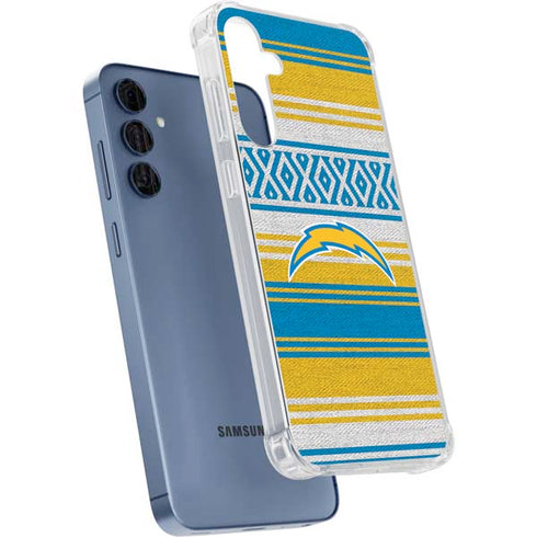 NFL Los Angeles Chargers Trailblazer Galaxy A35 5G Clear Case