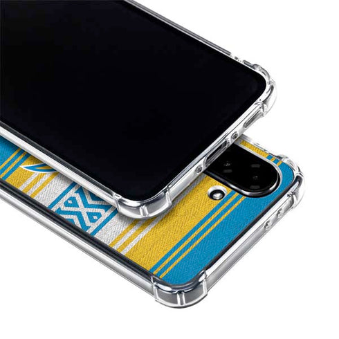 NFL Los Angeles Chargers Trailblazer Galaxy A36 5G Clear Case