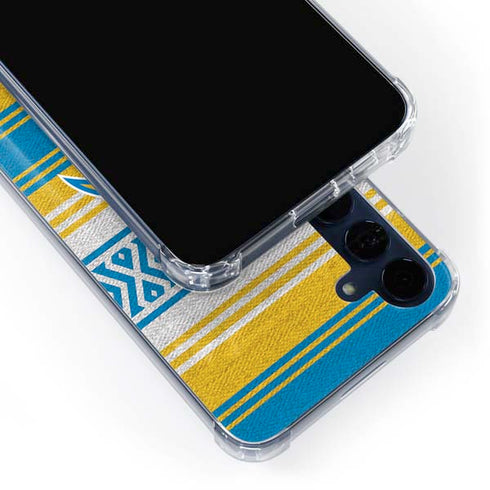 NFL Los Angeles Chargers Trailblazer Galaxy A55 5G Clear Case