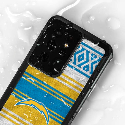 NFL Los Angeles Chargers Trailblazer Galaxy S24 Ultra Waterproof Case