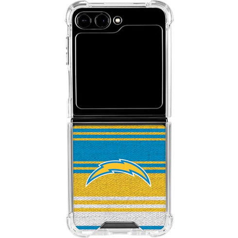 NFL Los Angeles Chargers Trailblazer Galaxy Z Flip6 Clear Case