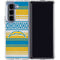 NFL Los Angeles Chargers Trailblazer Galaxy Z Fold5 5G Clear Case