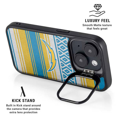 NFL Los Angeles Chargers Trailblazer iPhone 15 Kickstand Case