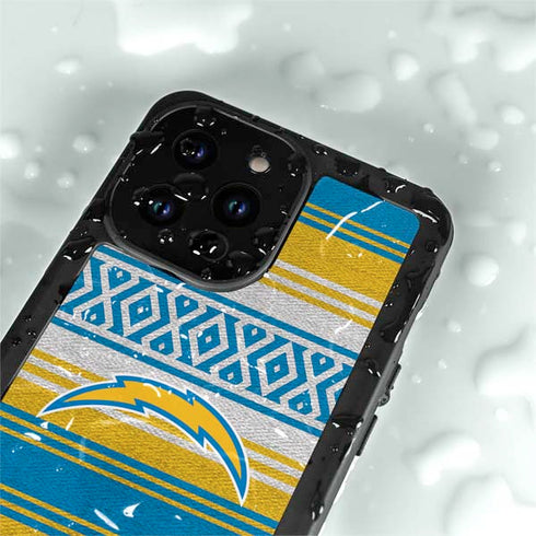 NFL Los Angeles Chargers Trailblazer iPhone 15 Pro Waterproof Case