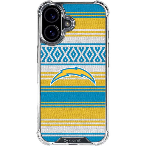 NFL Los Angeles Chargers Trailblazer iPhone 16 Clear Case