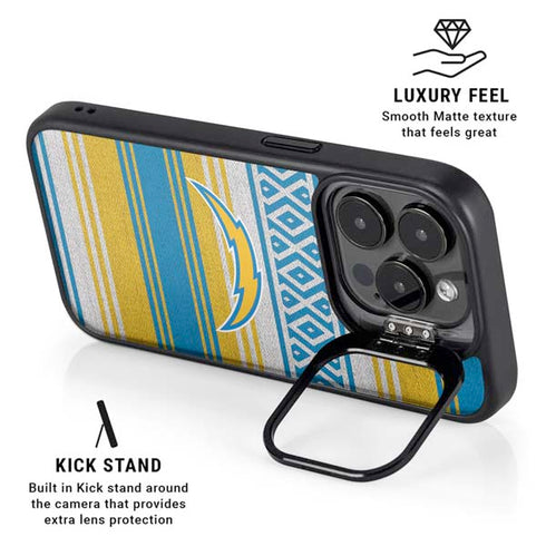 NFL Los Angeles Chargers Trailblazer iPhone 16 Pro Max Kickstand Case