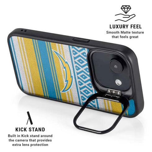 NFL Los Angeles Chargers Trailblazer iPhone 16e Kickstand Case