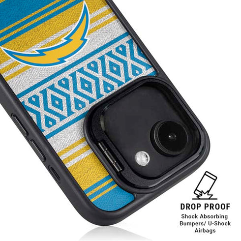 NFL Los Angeles Chargers Trailblazer iPhone 16e Kickstand Case