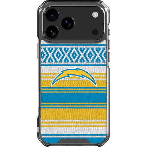 NFL Los Angeles Chargers Trailblazer iPhone 18 Pro Max Clear Case