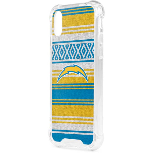 NFL Los Angeles Chargers Trailblazer iPhone XS Clear Case