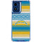NFL Los Angeles Chargers Trailblazer Moto G 5G (2024) Clear Case