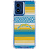 NFL Los Angeles Chargers Trailblazer Moto G 5G (2024) Clear Case