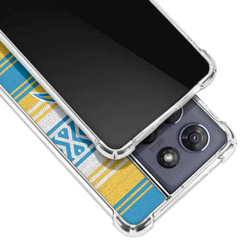 NFL Los Angeles Chargers Trailblazer Moto G Play 5G (2025) Clear Case