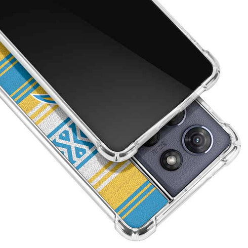 NFL Los Angeles Chargers Trailblazer Moto G Stylus 5G (2025) Clear Case
