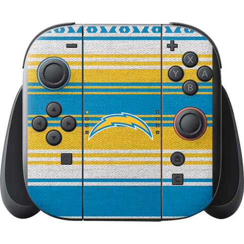 NFL Los Angeles Chargers Trailblazer Nintendo Switch 2 (2025) with Joy-Con Skin