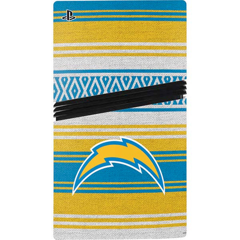 NFL Los Angeles Chargers Trailblazer PS5 Pro Console Skin