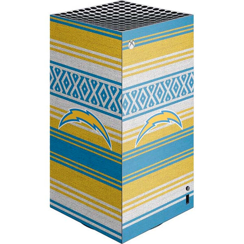 NFL Los Angeles Chargers Trailblazer XBox Series X Digital Edition Console Skin