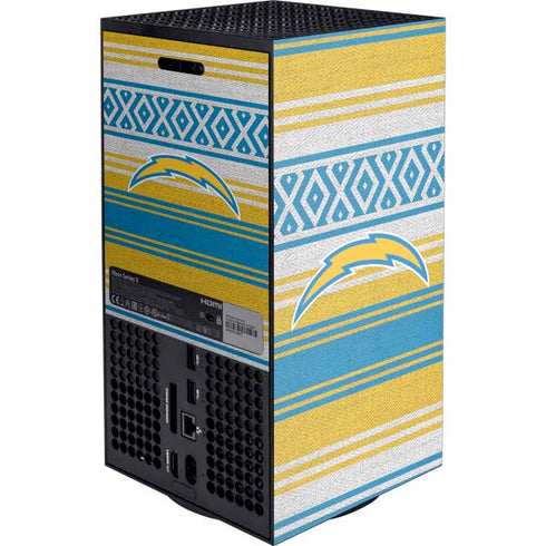 NFL Los Angeles Chargers Trailblazer XBox Series X Digital Edition Console Skin